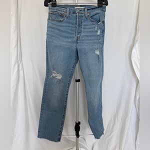 Levi's Light Blue Straight Leg Jeans